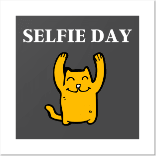 Tiger cat - selfie day !!! Posters and Art